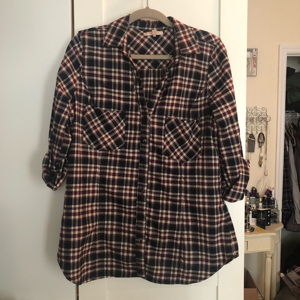 Skies are Blue Button Up Shirt